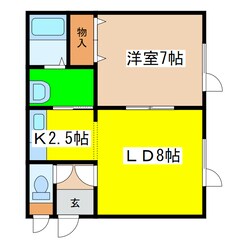 光昭ハイツの物件間取画像